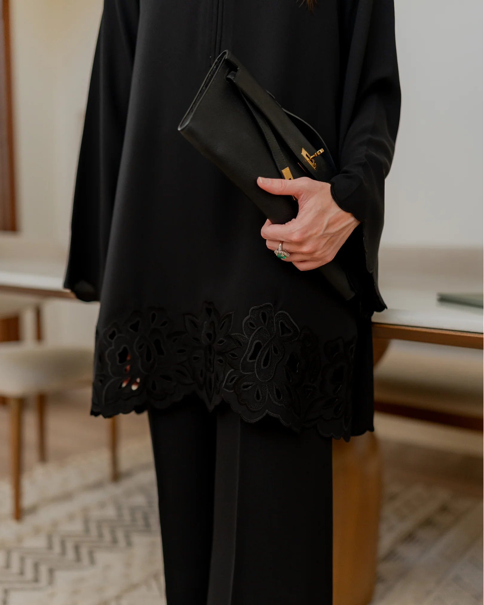 Black Cutwork Set - Image 6