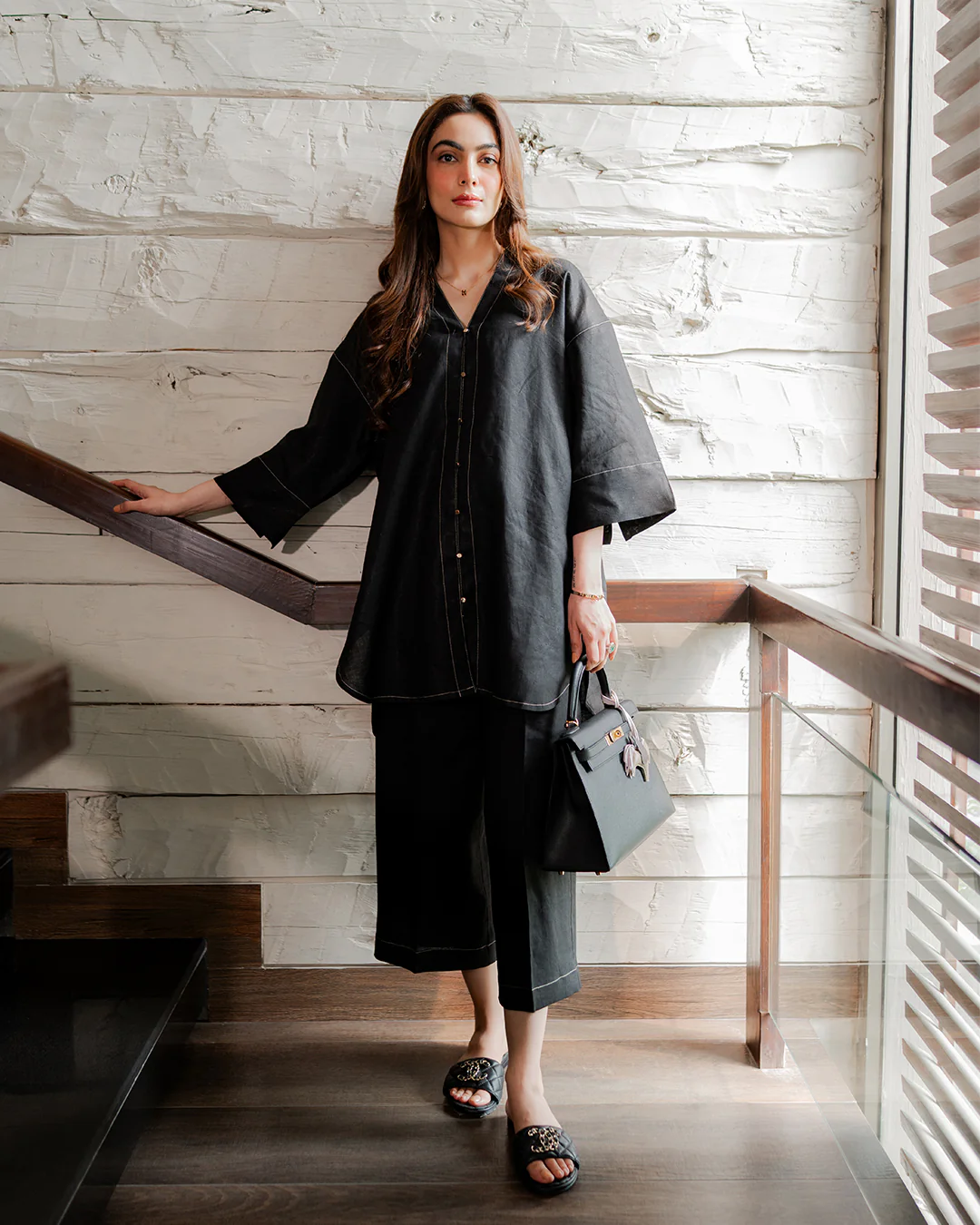 Black Linen Set - Image 3