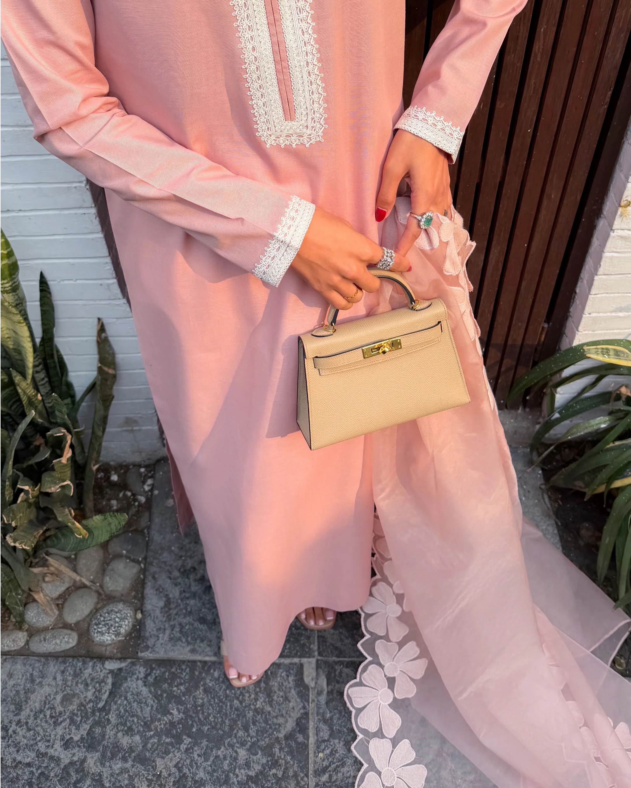 Blush Pink Kora set - Image 3