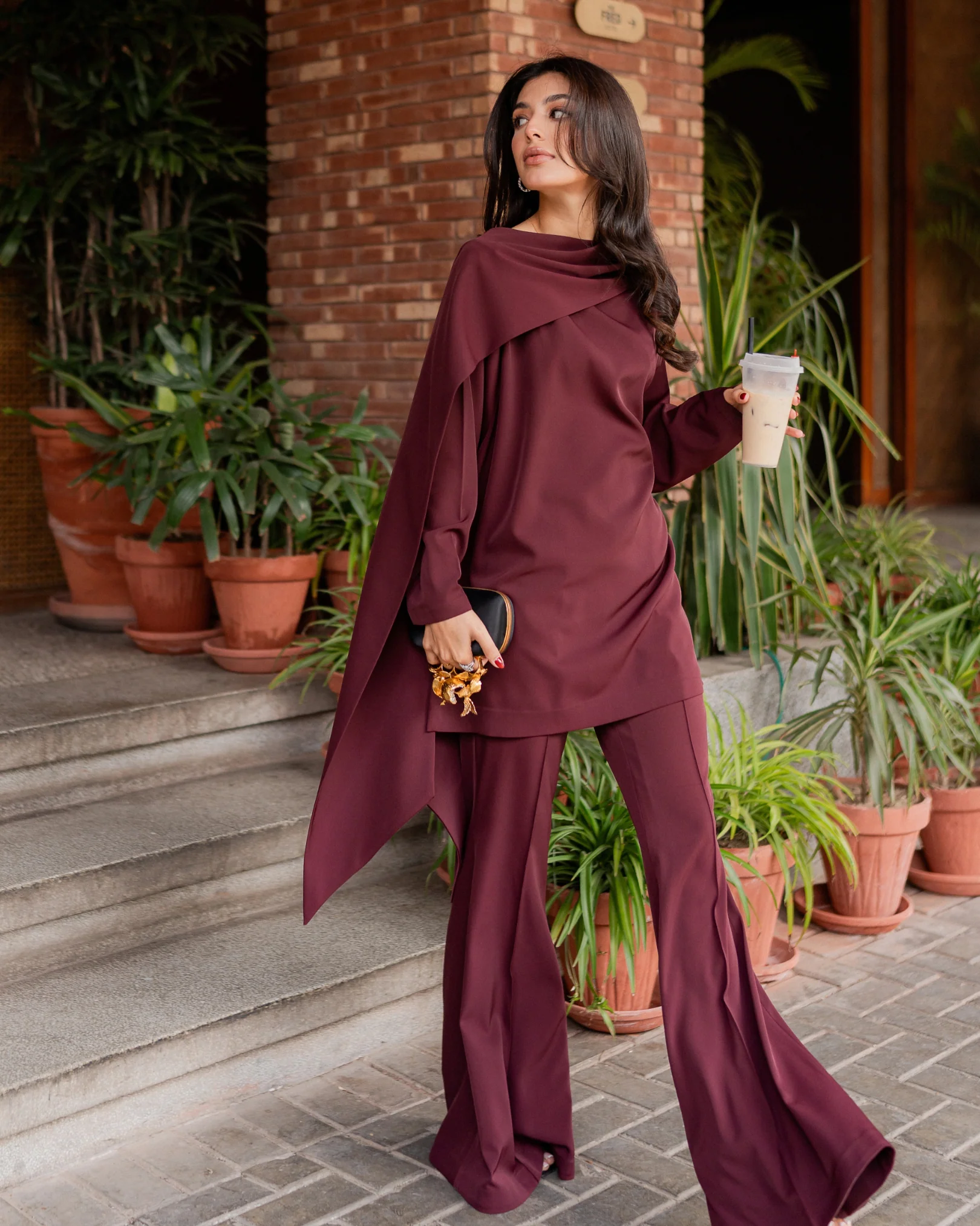 Burgundy Drape Set - Image 10