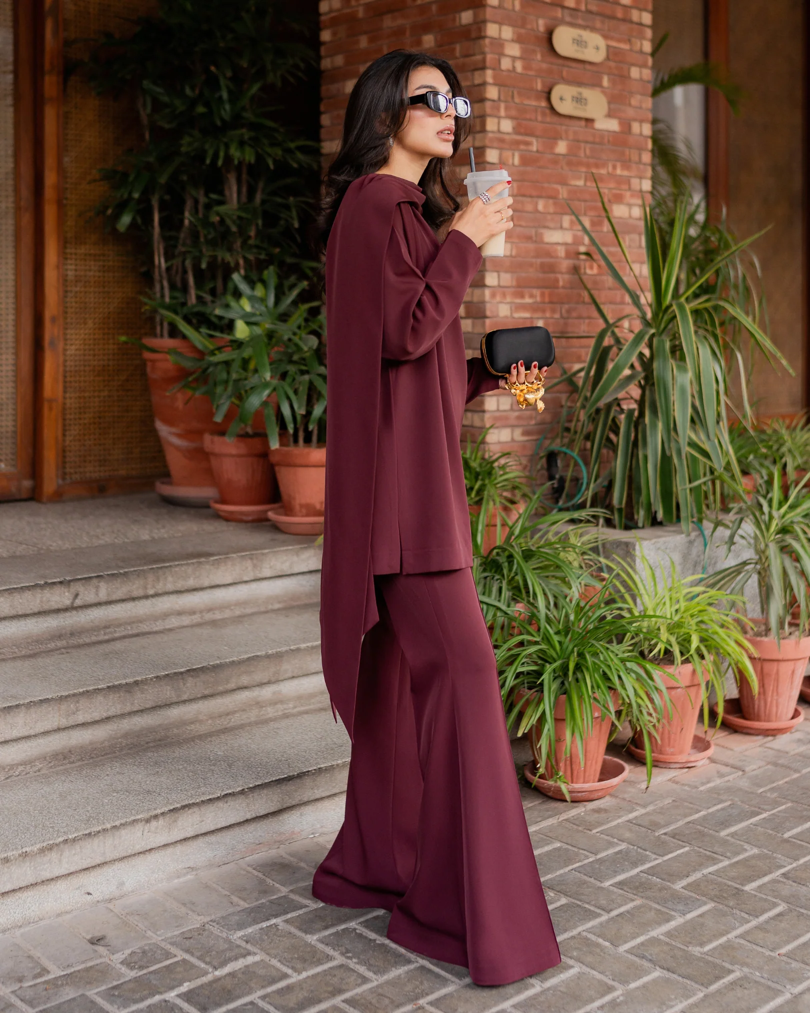 Burgundy Drape Set - Image 11