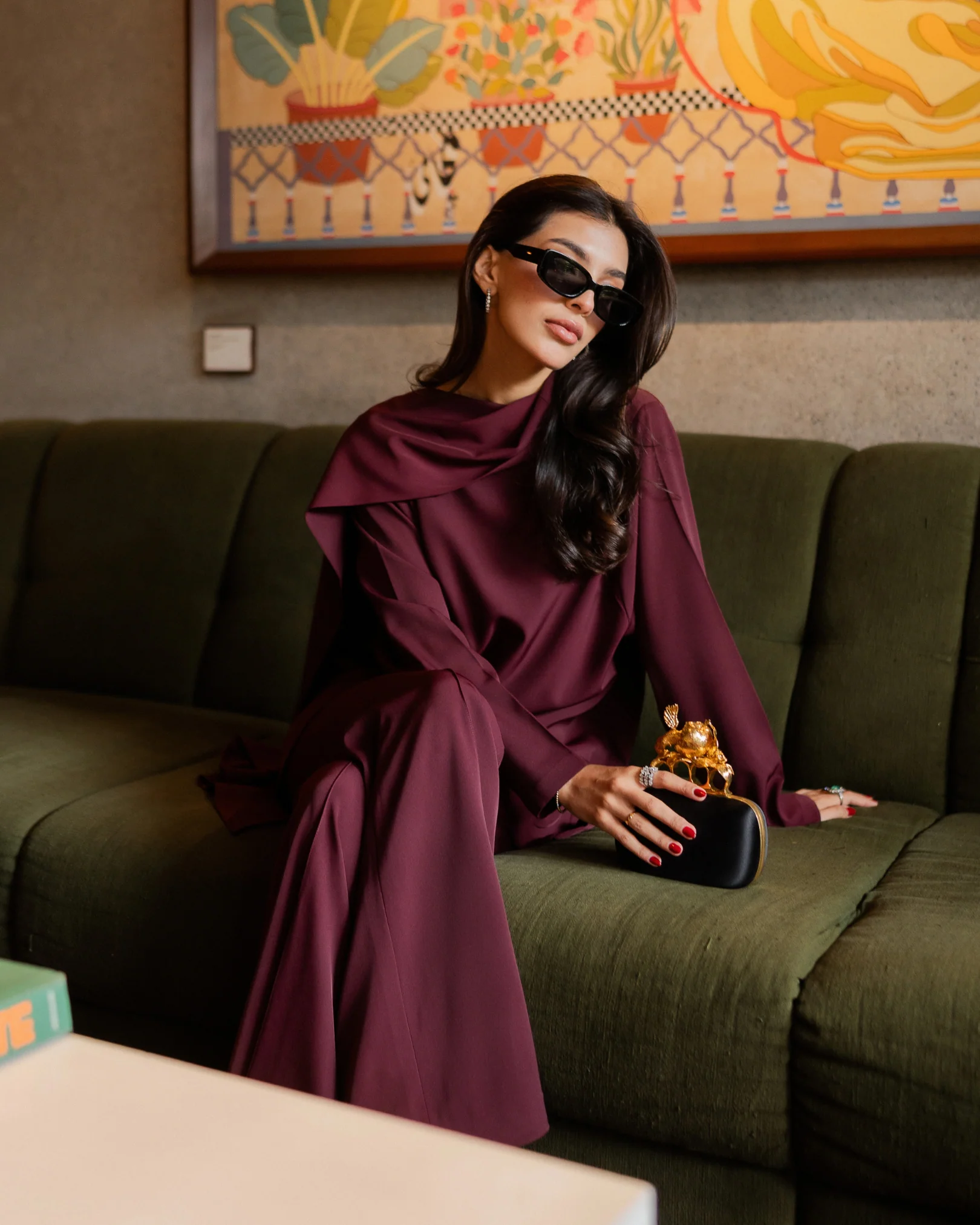 Burgundy Drape Set - Image 3