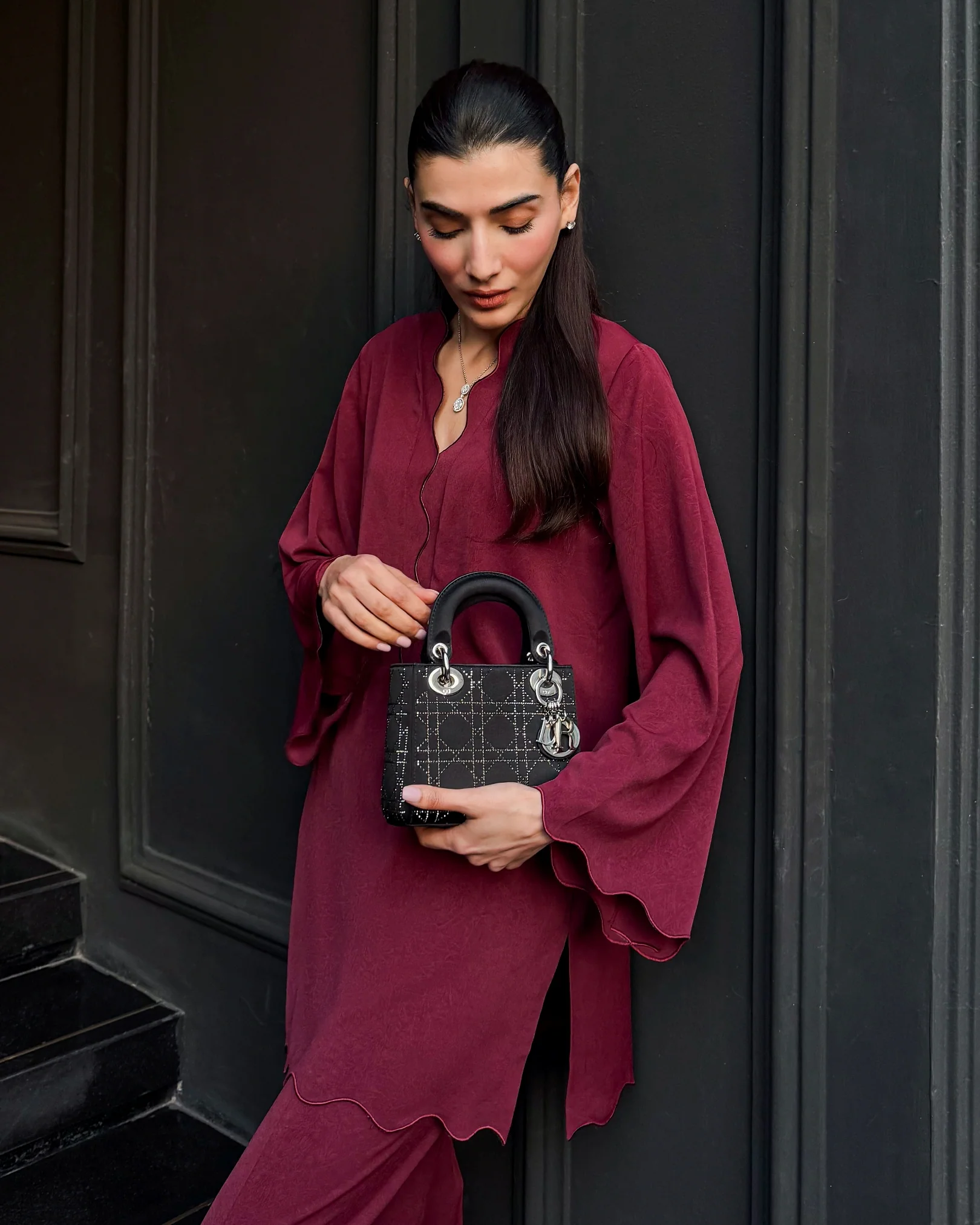 Burgundy Scallop Set - Image 2