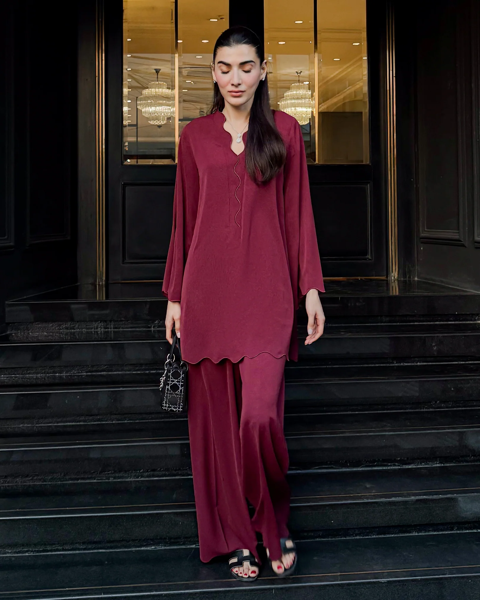 Burgundy Scallop Set - Image 6
