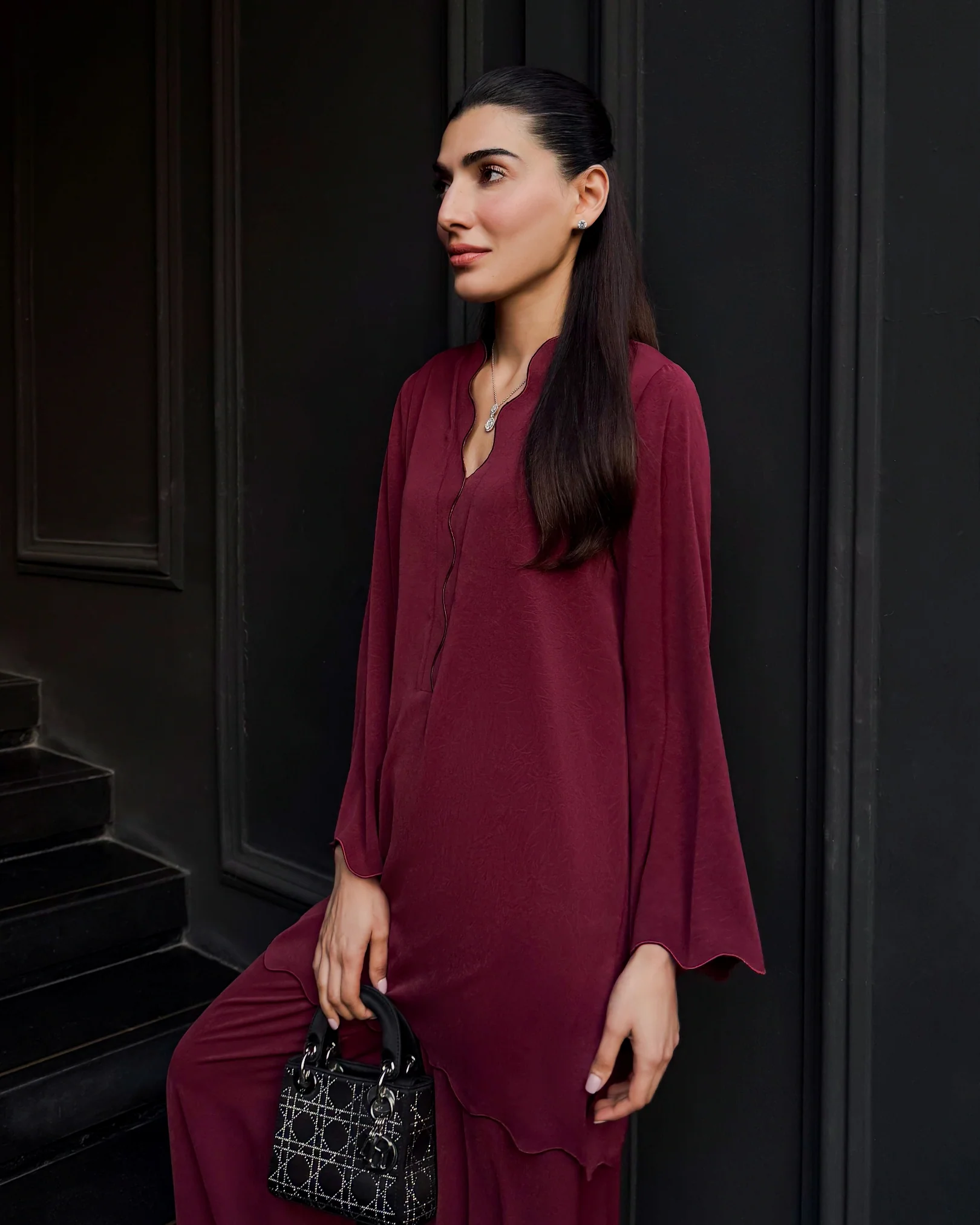 Burgundy Scallop Set - Image 9