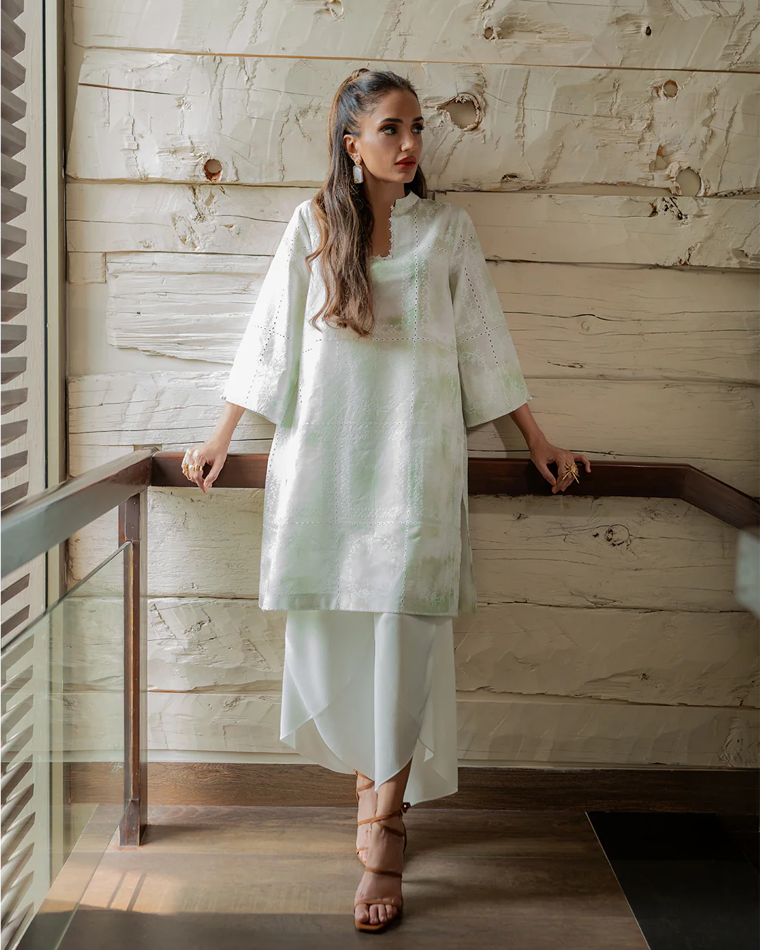 Chikankari Tulip Set - Image 3