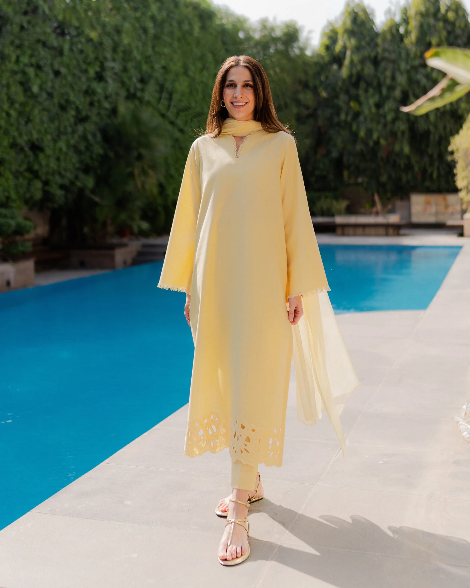Light Yellow Peony Set