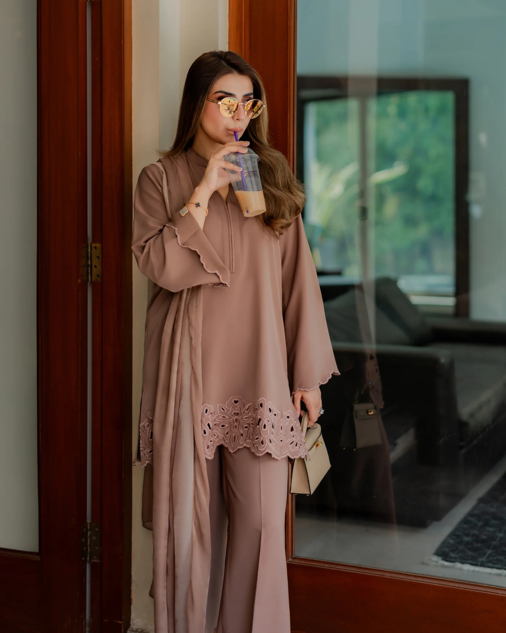 Mocha Cutwork Set - Image 10