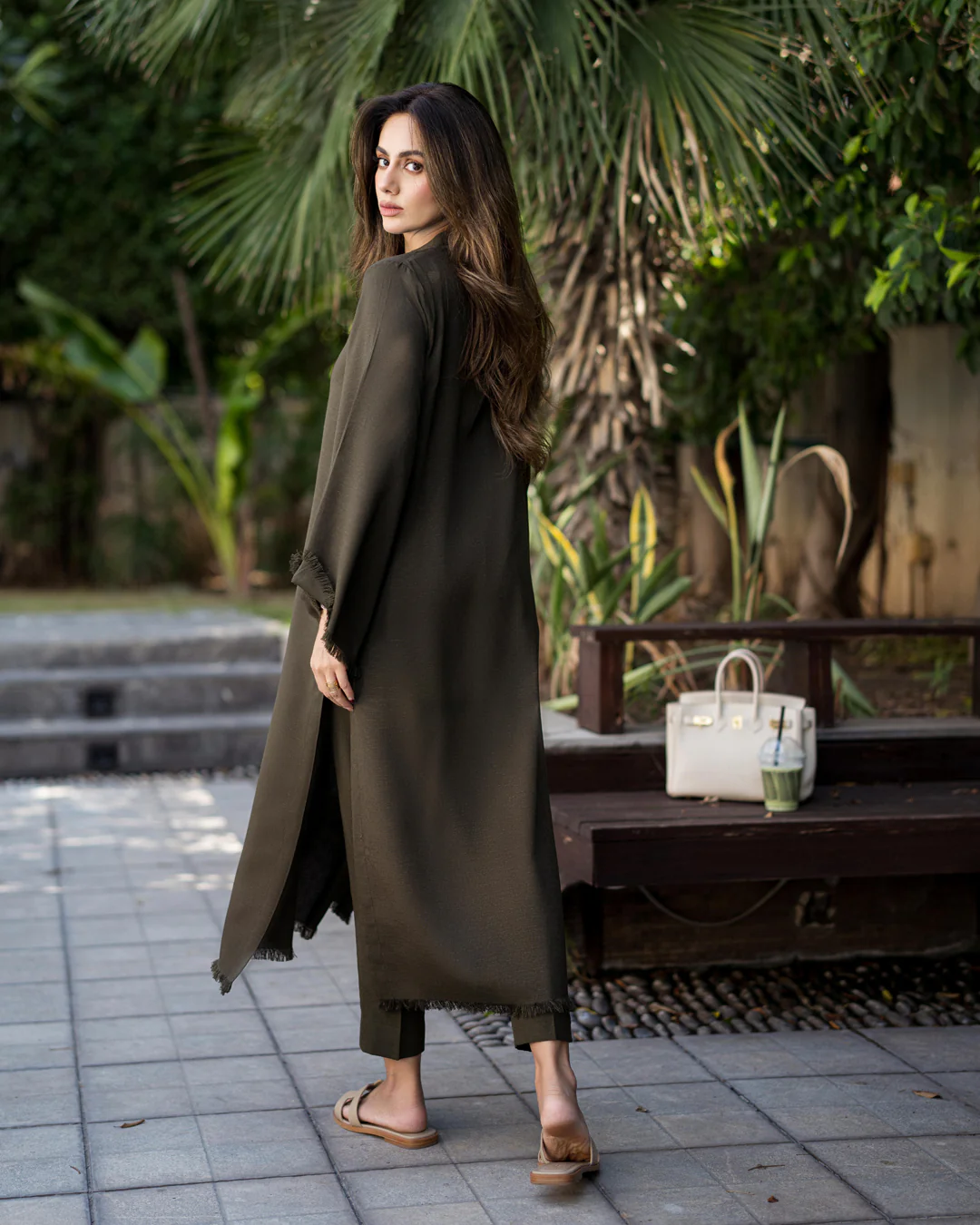 Olive Karandi Fringe Set - Image 4